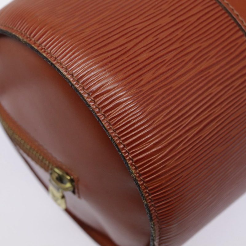 Louis Vuitton Epi Soufflot Hand Bag Brown M52223  yk14809 - Image 9