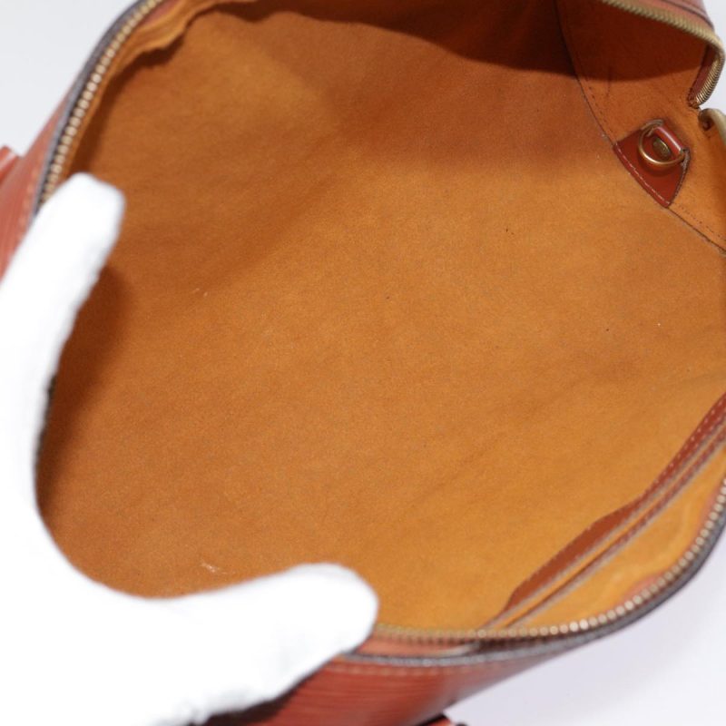 Louis Vuitton Epi Soufflot Hand Bag Brown M52223  yk14809 - Image 10