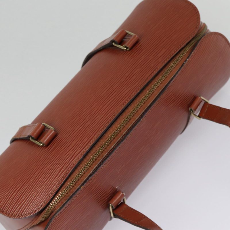 Louis Vuitton Epi Soufflot Hand Bag Brown M52223  yk14809 - Image 6