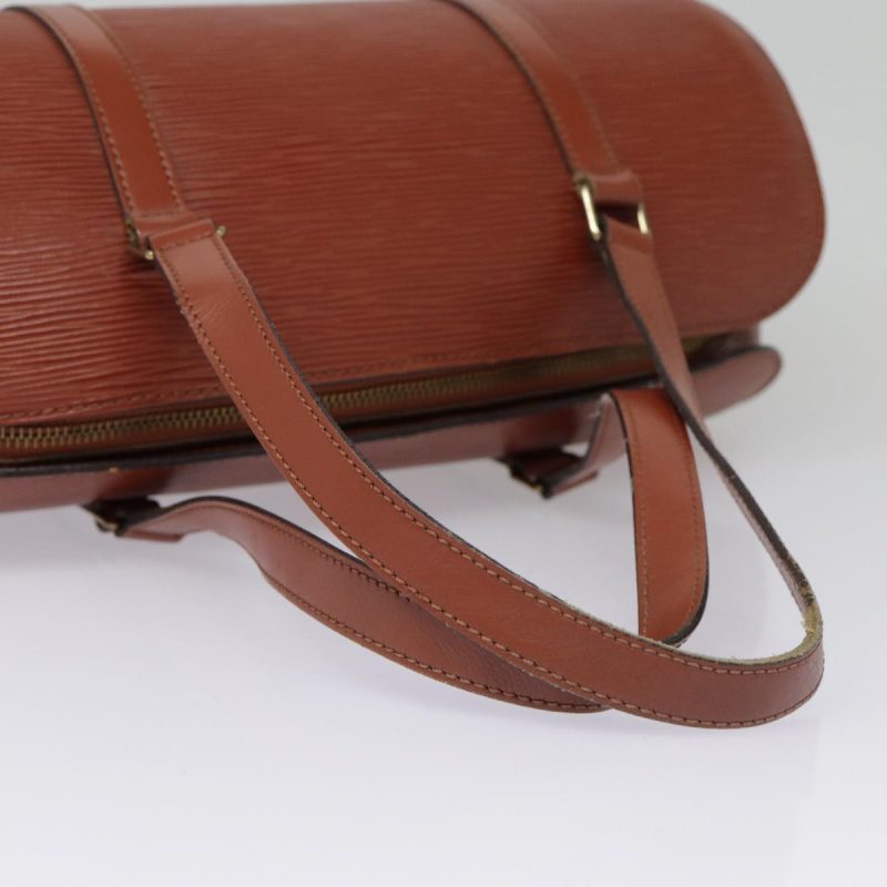 Louis Vuitton Epi Soufflot Hand Bag Brown M52223  yk14809 - Image 7