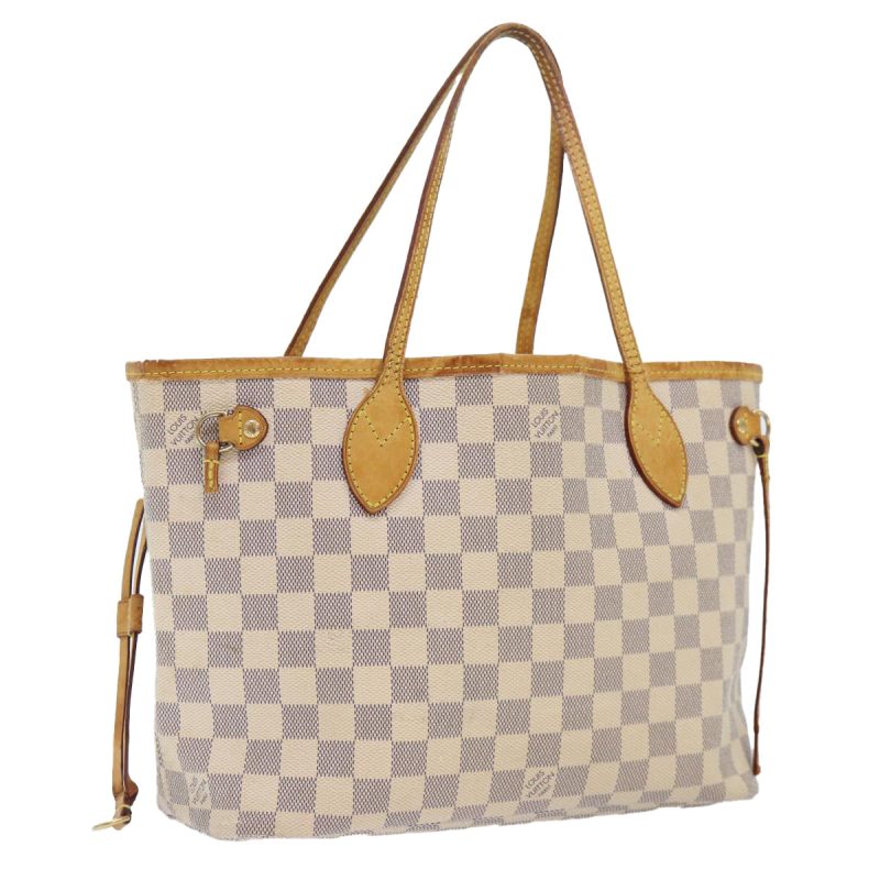 Louis Vuitton Damier Azur Neverfull PM Tote Bag N41362  yk14819