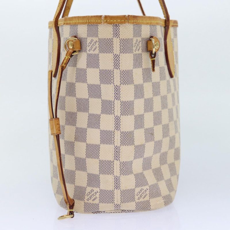 Louis Vuitton Damier Azur Neverfull PM Tote Bag N41362  yk14819 - Image 4
