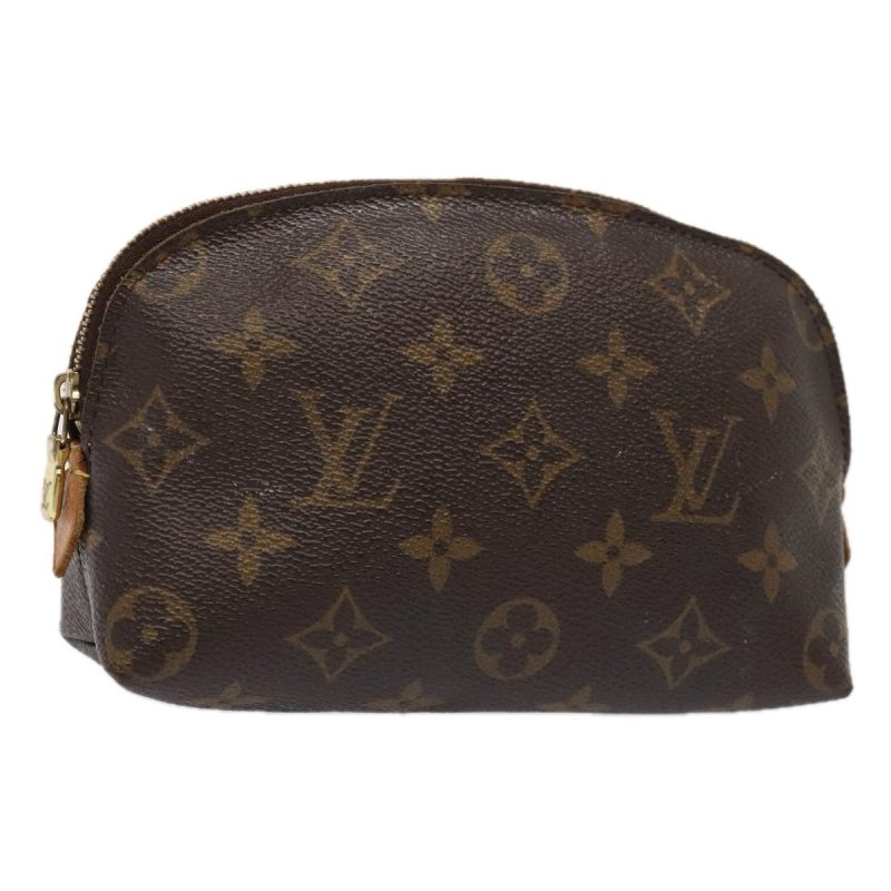 Louis Vuitton Monogram Pochette Cosmetic PM Cosmetic Pouch M47515 Auth yk14839