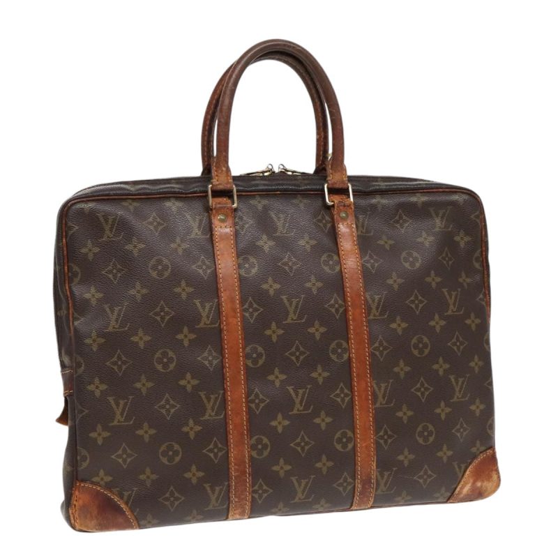 Louis Vuitton Monogram Porte Documents Voyage Business Bag M53361 Auth yk14878