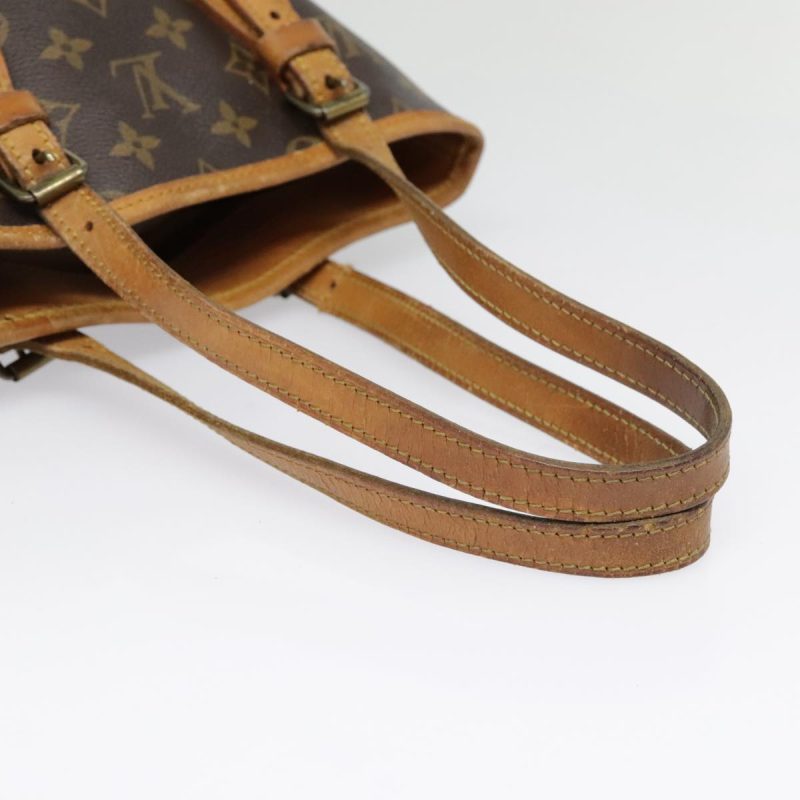 Louis Vuitton Monogram Bucket PM Shoulder Bag M42238  yk14880 - Image 9