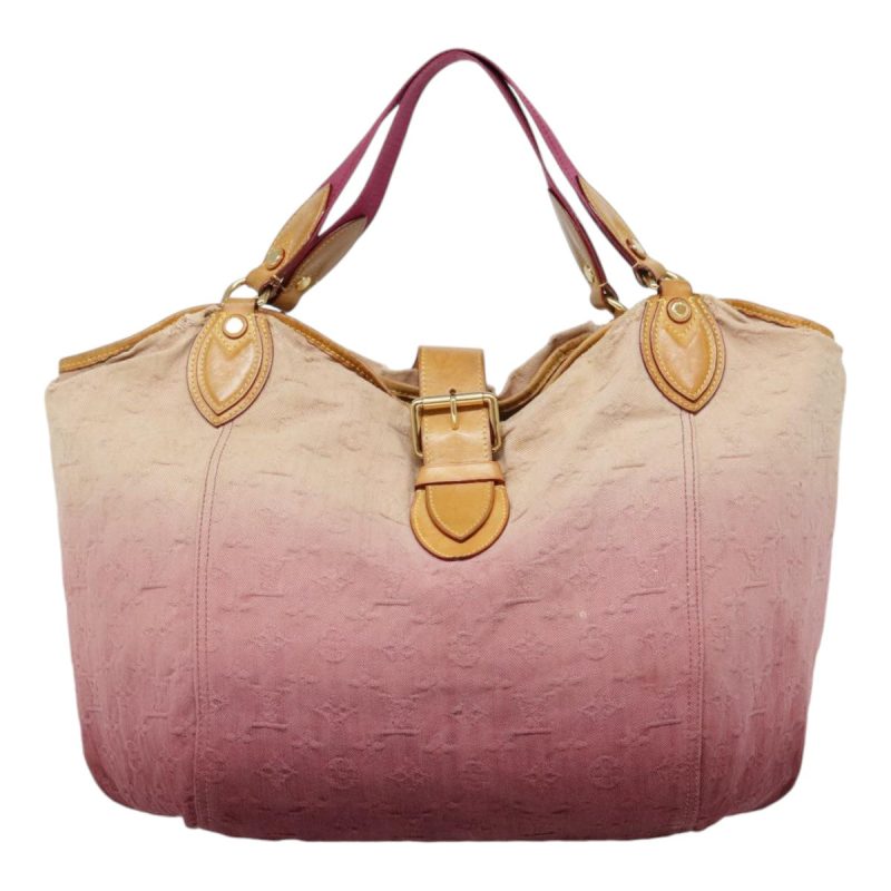 Louis Vuitton Monogram Denim Sun Beam Tote Bag Pink M40415  yk14907 - Image 2