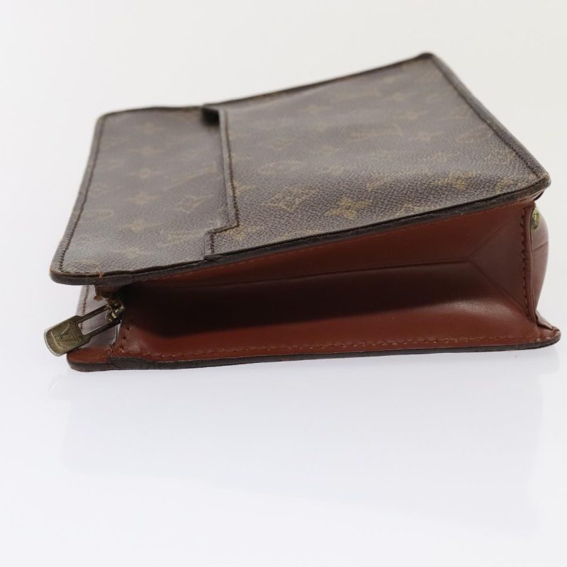 Louis Vuitton Monogram Pochette Homme Clutch Bag M51795  yk14917 - Image 4