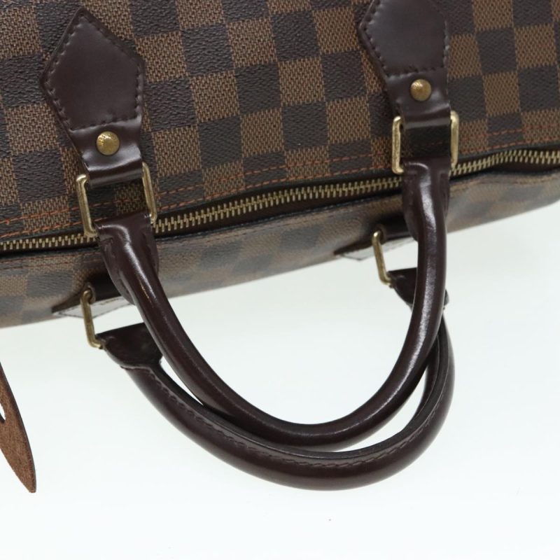 Louis Vuitton Damier Ebene Speedy 30 Hand Bag N41364  yk14923 - Image 7