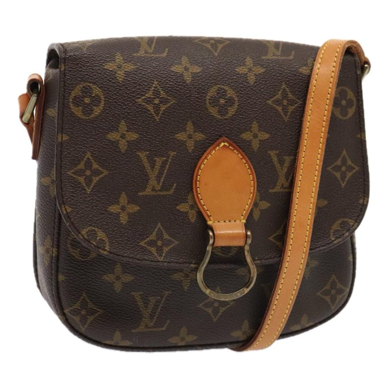 Louis Vuitton Monogram Saint Cloud MM Shoulder Bag M51243  yk14933