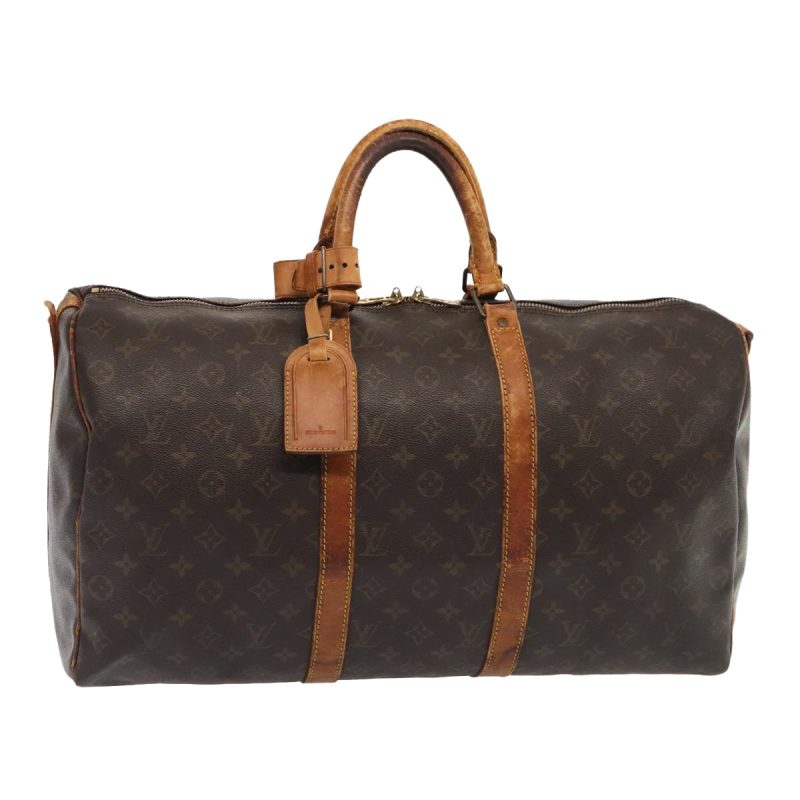 Louis Vuitton Monogram Keepall Bandouliere 50 Boston Bag M41416  yk14940
