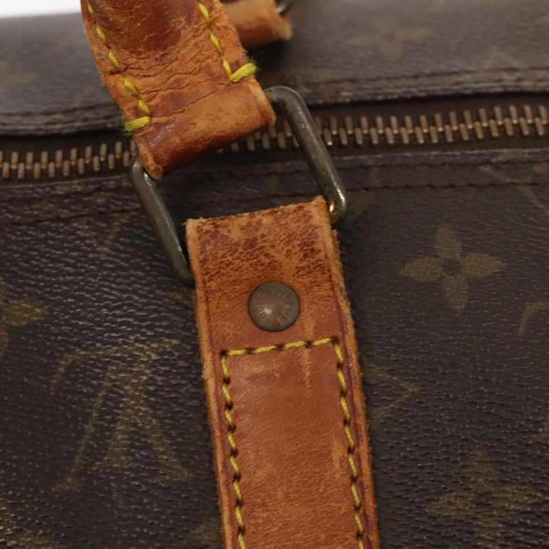 Louis Vuitton Monogram Keepall Bandouliere 50 Boston Bag M41416  yk14940 - Image 9