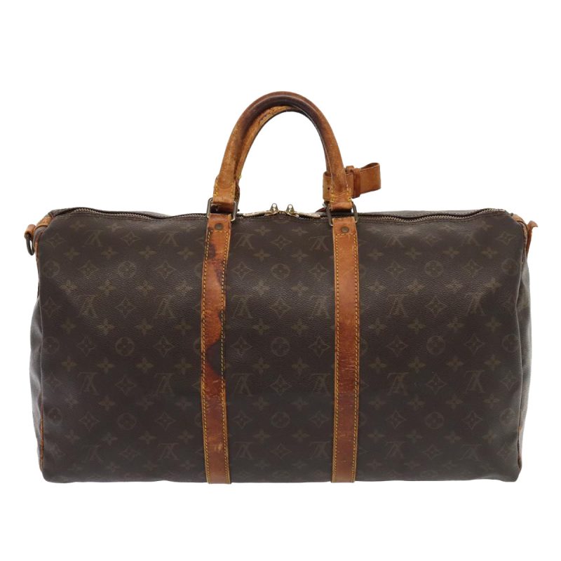 Louis Vuitton Monogram Keepall Bandouliere 50 Boston Bag M41416  yk14940 - Image 2