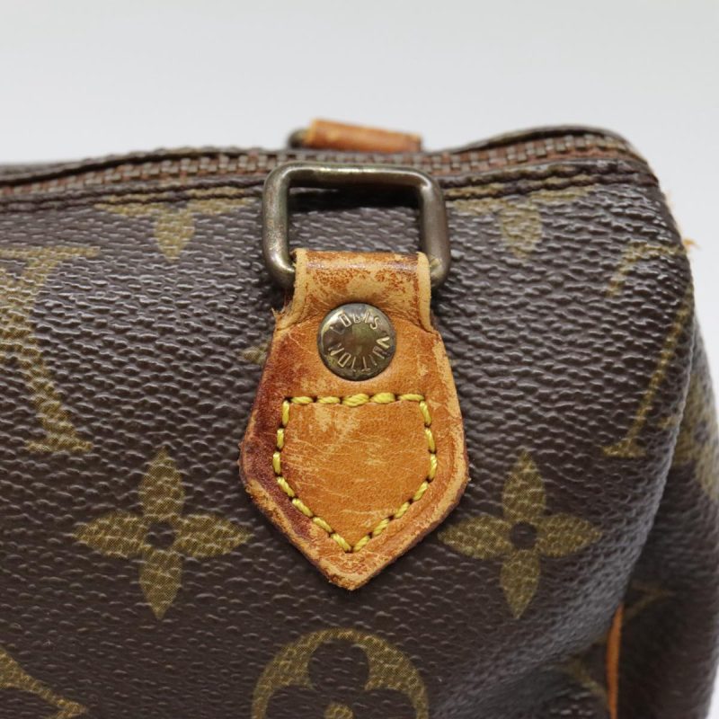 Louis Vuitton Monogram Mini Speedy Hand Bag Vintage M41534  yk14973 - Image 7