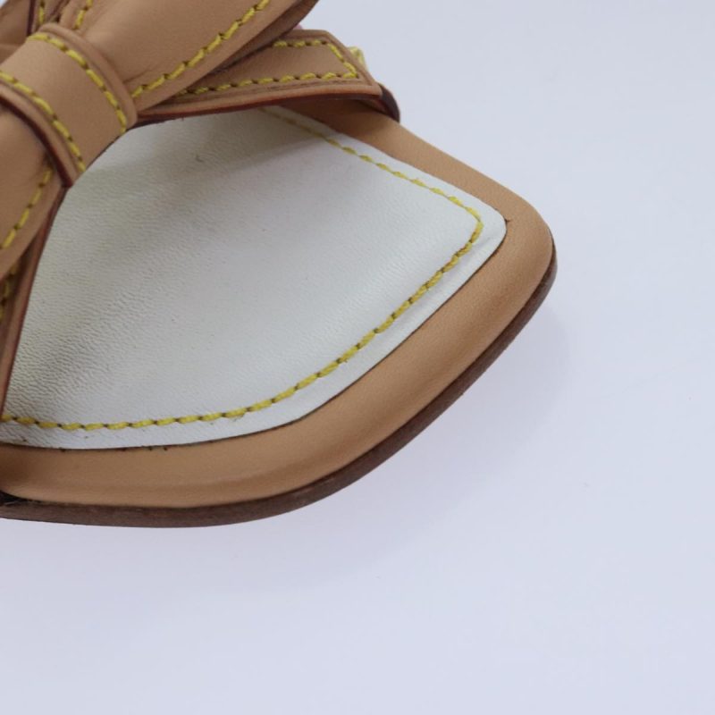 Louis Vuitton Monogram Multicolor Mule Sandals 34 White  yk15107 - Image 10