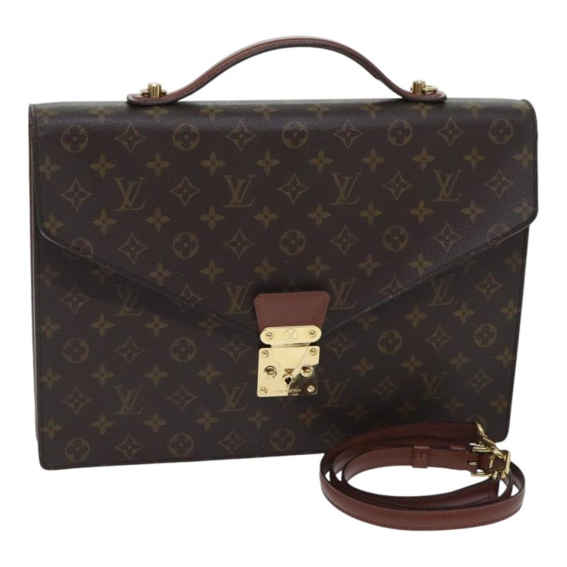 Louis Vuitton Monogram Porte Documents Bandouliere Bag M53338  yk15156