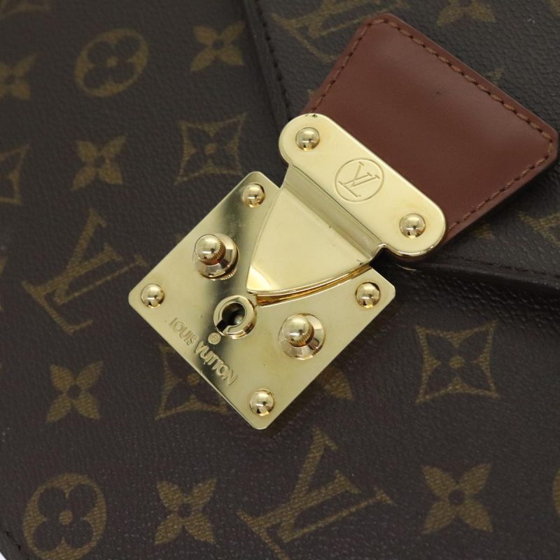 Louis Vuitton Monogram Porte Documents Bandouliere Bag M53338  yk15156 - Image 9