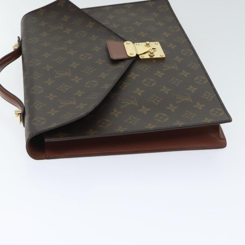 Louis Vuitton Monogram Porte Documents Bandouliere Bag M53338  yk15156 - Image 4