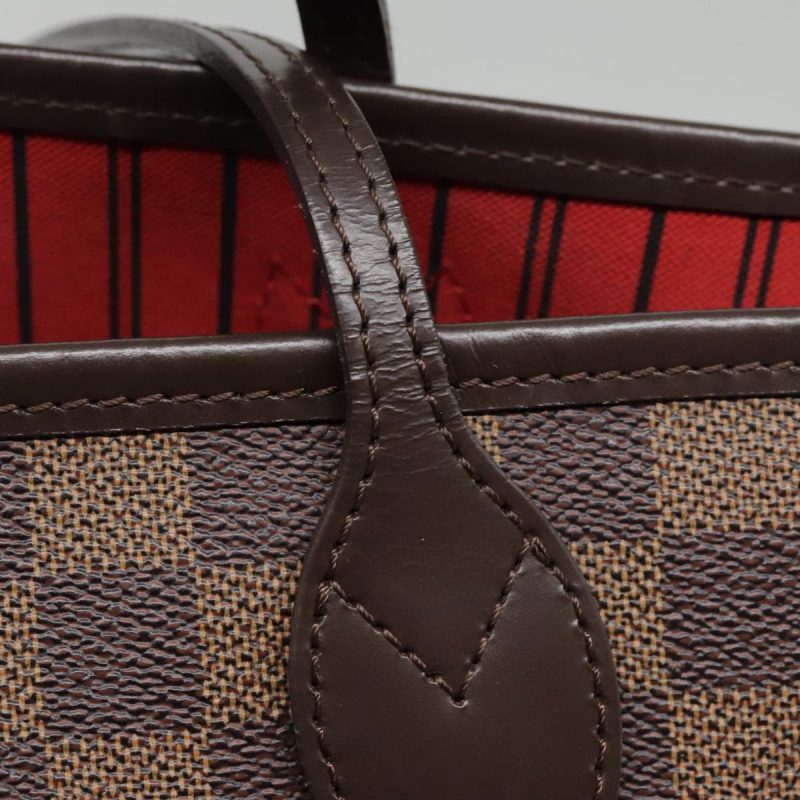 Louis Vuitton Damier Ebene Neverfull MM Tote Bag N51105  yk15202 - Image 9