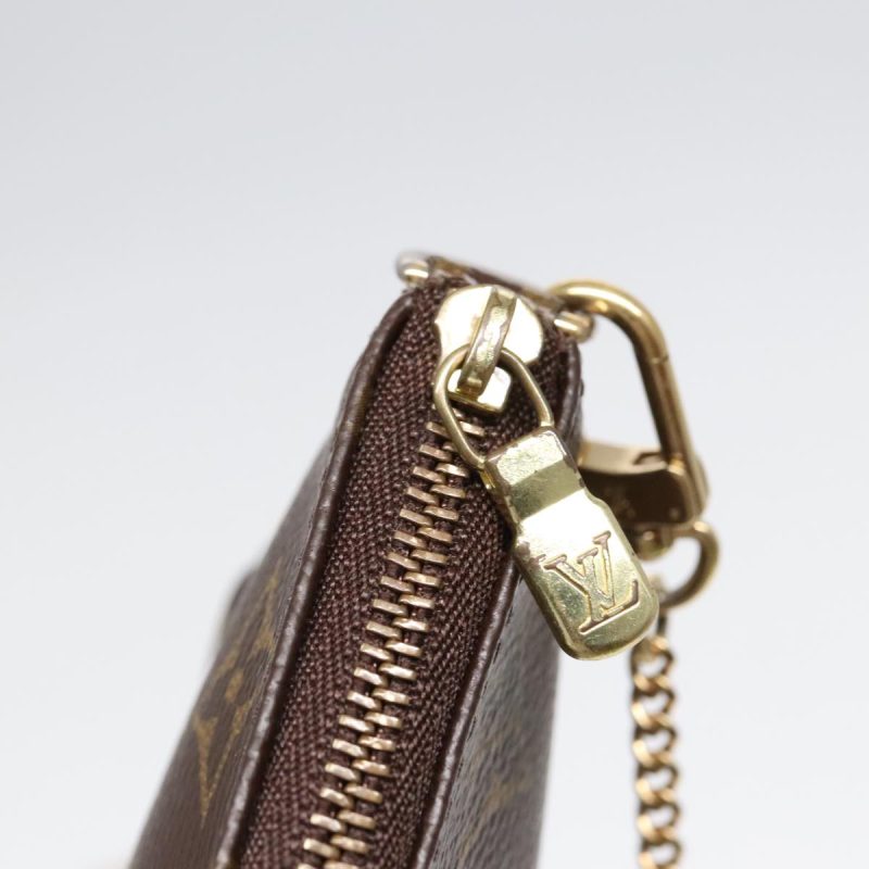 Louis Vuitton Monogram Mini Pochette Accessoires Pouch M58009  yk15220 - Image 10