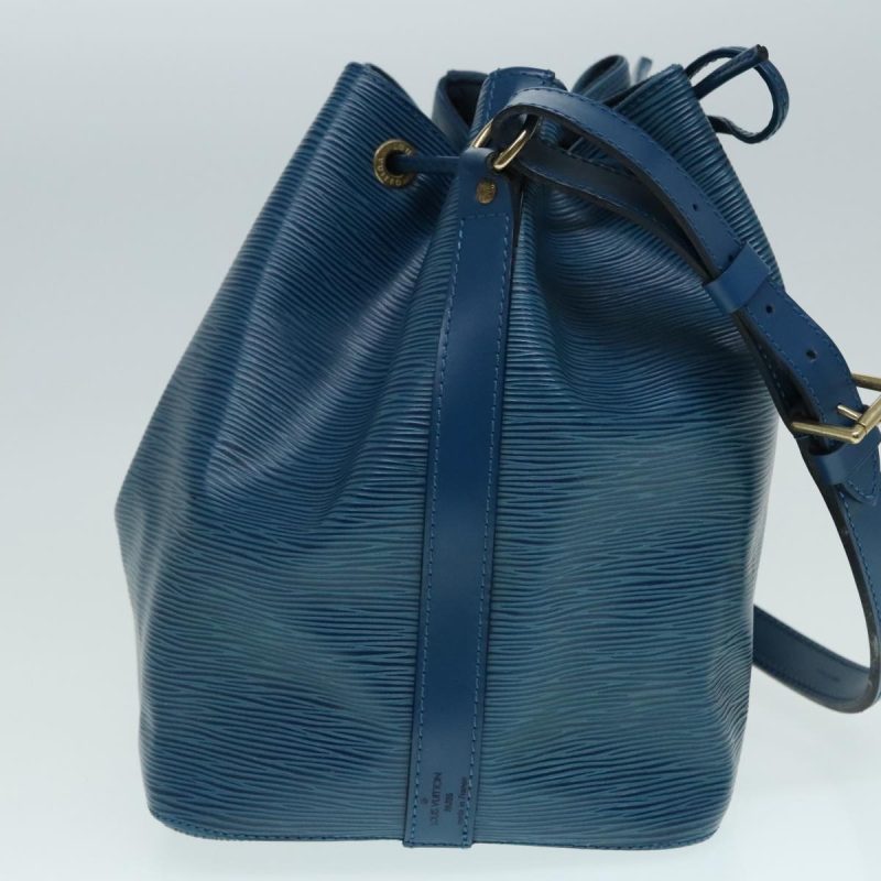 Louis Vuitton Epi Petit Noe Shoulder Bag Blue M44105  yk15255 - Image 4