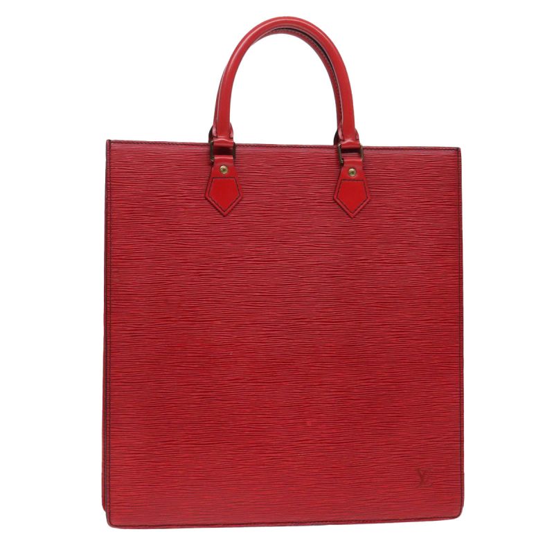 Louis Vuitton Epi Sac Plat Hand Bag Red M5274E  yk15323