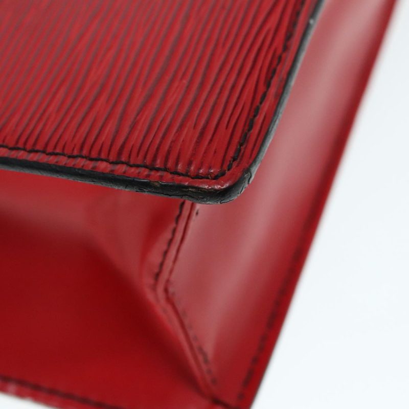 Louis Vuitton Epi Sac Plat Hand Bag Red M5274E  yk15323 - Image 8