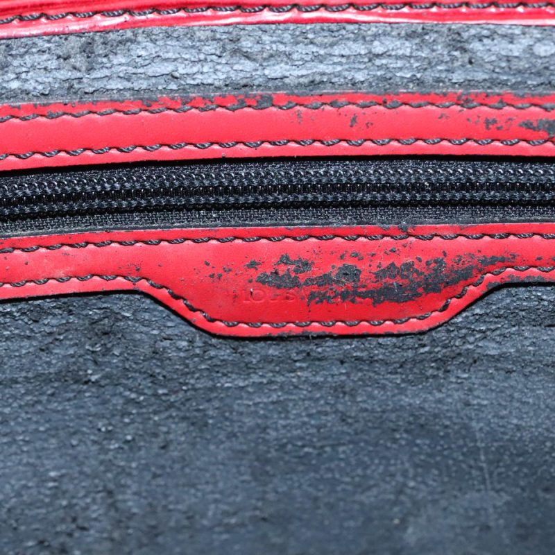 Louis Vuitton Epi Sac Plat Hand Bag Red M5274E  yk15323 - Image 9