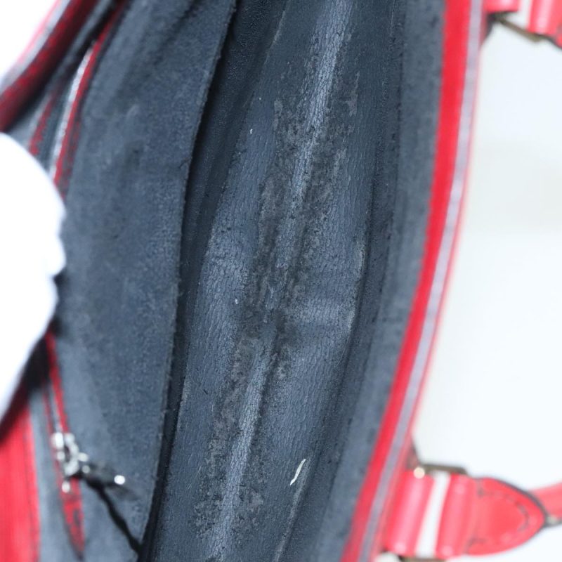 Louis Vuitton Epi Sac Plat Hand Bag Red M5274E  yk15323 - Image 10