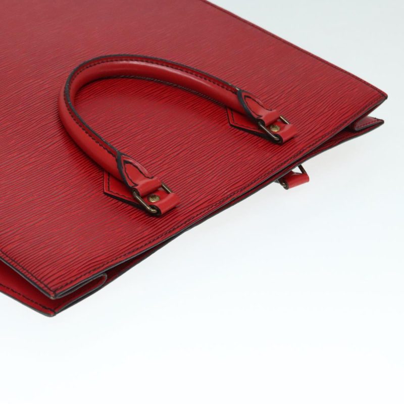 Louis Vuitton Epi Sac Plat Hand Bag Red M5274E  yk15323 - Image 6
