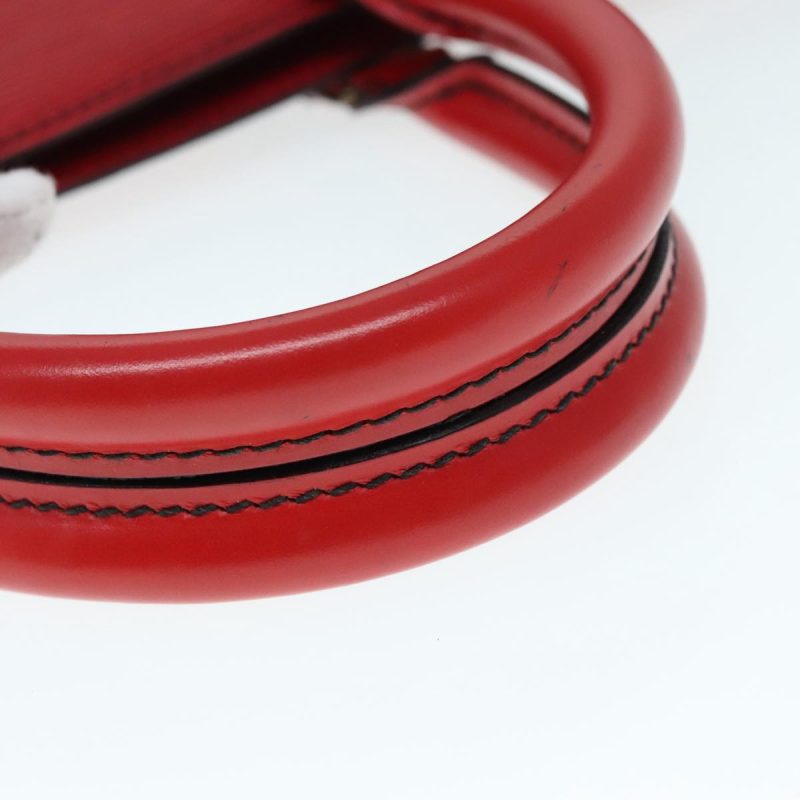 Louis Vuitton Epi Sac Plat Hand Bag Red M5274E  yk15323 - Image 7
