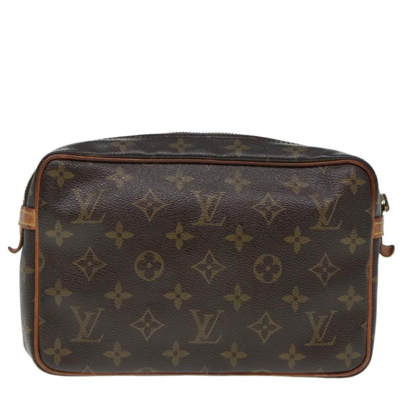 Louis Vuitton Monogram Compiegne 23 Clutch Bag M51847  yk15326 - Image 2