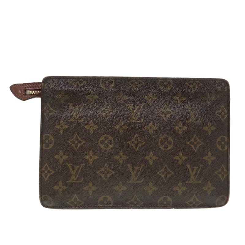 Louis Vuitton Monogram Pochette Homme Clutch Bag M51795  yk15330 - Image 2