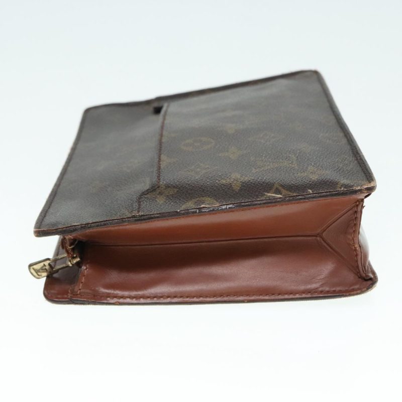 Louis Vuitton Monogram Pochette Homme Clutch Bag M51795  yk15330 - Image 4