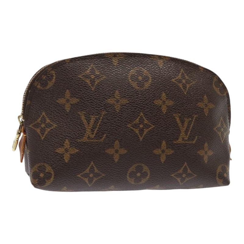 Louis Vuitton Monogram Pochette Cosmetic PM Cosmetic Pouch M47515 Auth yk15343
