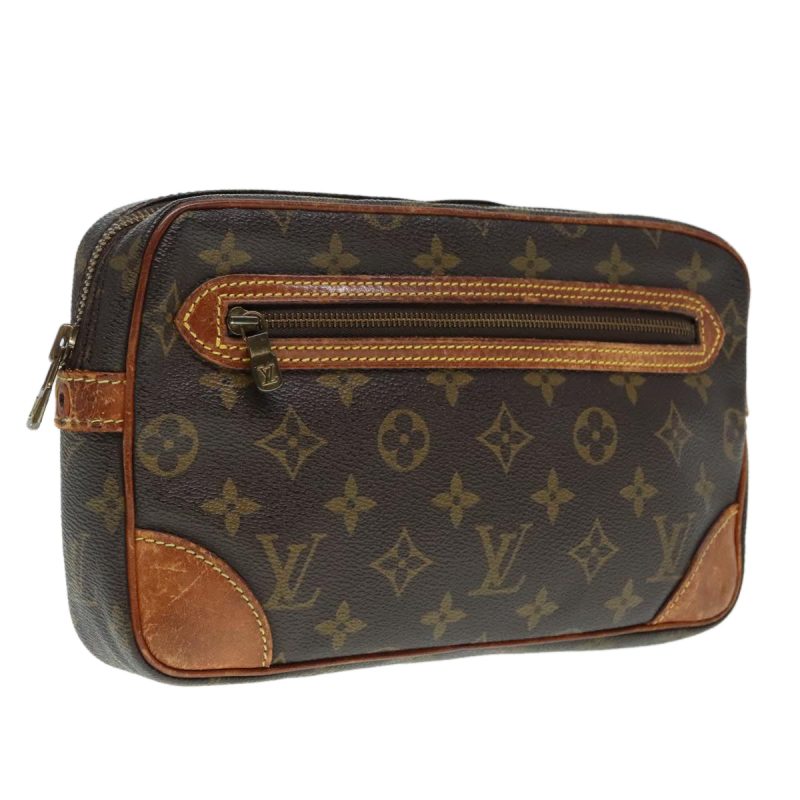 Louis Vuitton Monogram Marly Dragonne GM Clutch Bag M51825  yk15349