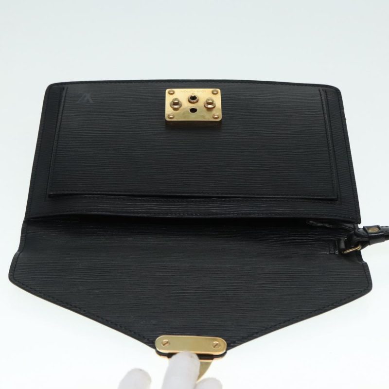 Louis Vuitton Epi Serie Dragonne Hand Bag Black Noir M52612  yk15366 - Image 9