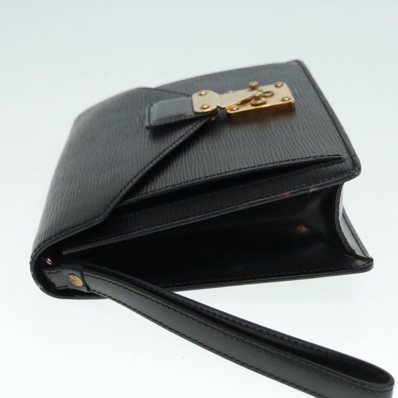 Louis Vuitton Epi Serie Dragonne Hand Bag Black Noir M52612  yk15366 - Image 4