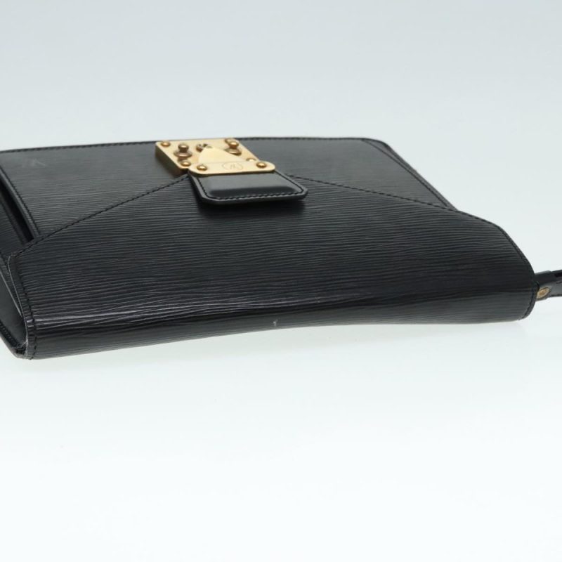 Louis Vuitton Epi Serie Dragonne Hand Bag Black Noir M52612  yk15366 - Image 5