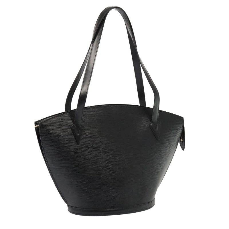 Louis Vuitton Epi Saint Jacques Shopping Shoulder Bag Black M52272 Auth yk15368