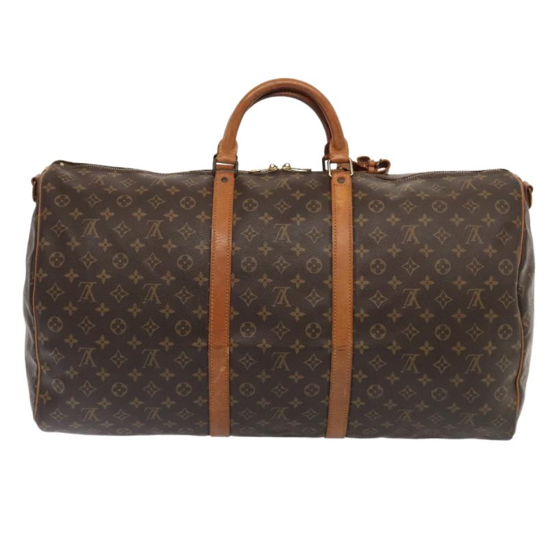 Louis Vuitton Monogram Keepall Bandouliere 60 Boston Bag M41412  yk15392 - Image 2