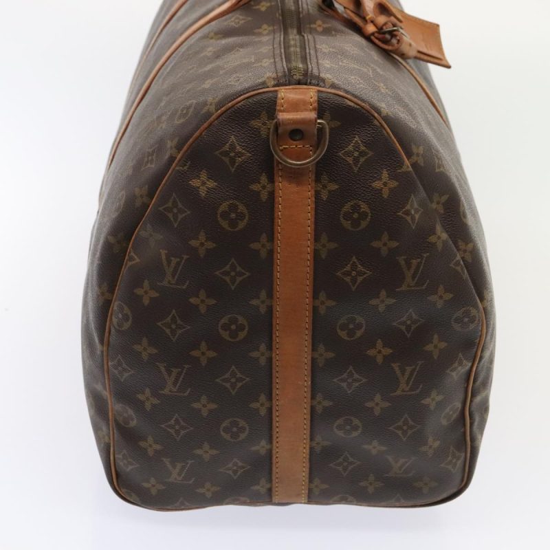 Louis Vuitton Monogram Keepall Bandouliere 60 Boston Bag M41412  yk15392 - Image 4