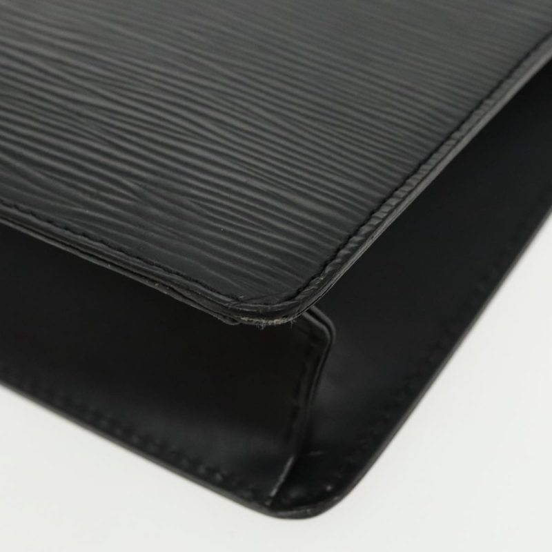 Louis Vuitton Epi Pochette Homme Clutch Bag Black Noir M52522  yk15422 - Image 10