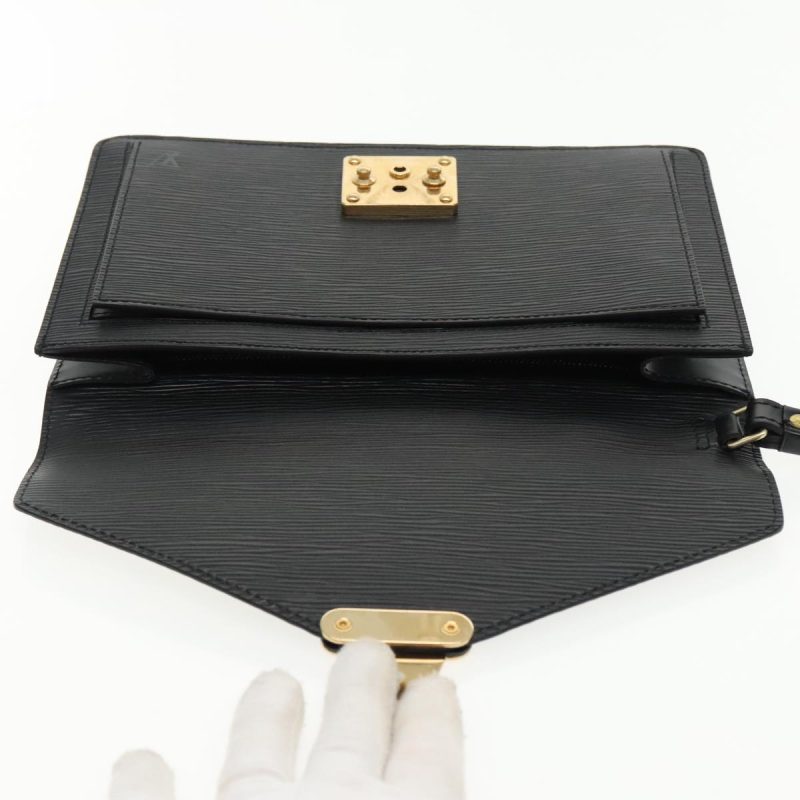 Louis Vuitton Epi Serie Dragonne Hand Bag Black Noir M52612  yk15434 - Image 8