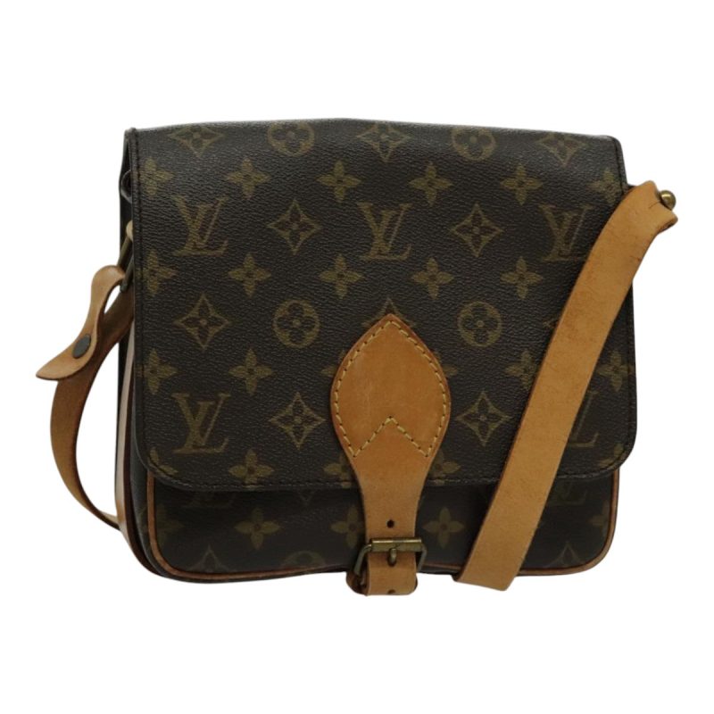 Louis Vuitton Monogram Cartouchiere MM Shoulder Bag M51253  yk15638