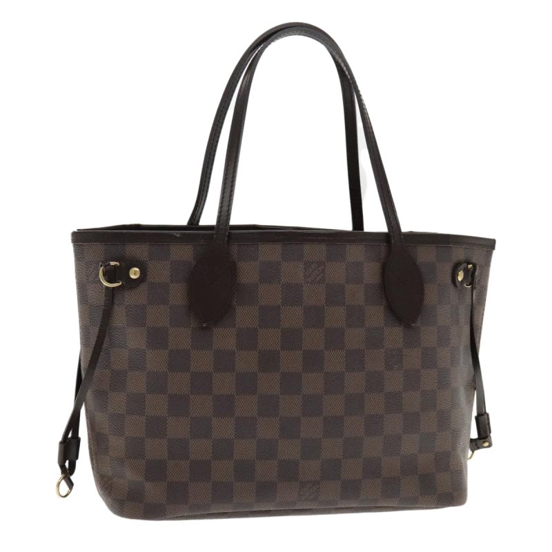 Louis Vuitton Damier Ebene Neverfull PM Tote Bag N51109  yk15644