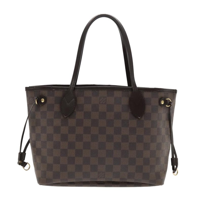 Louis Vuitton Damier Ebene Neverfull PM Tote Bag N51109  yk15644 - Image 3