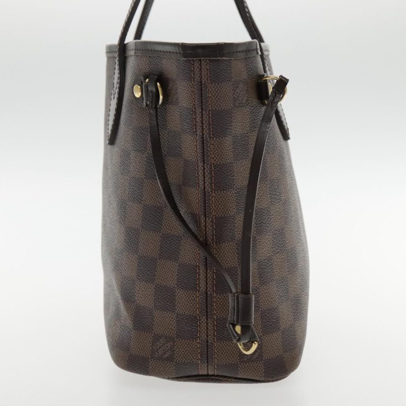 Louis Vuitton Damier Ebene Neverfull PM Tote Bag N51109  yk15644 - Image 4