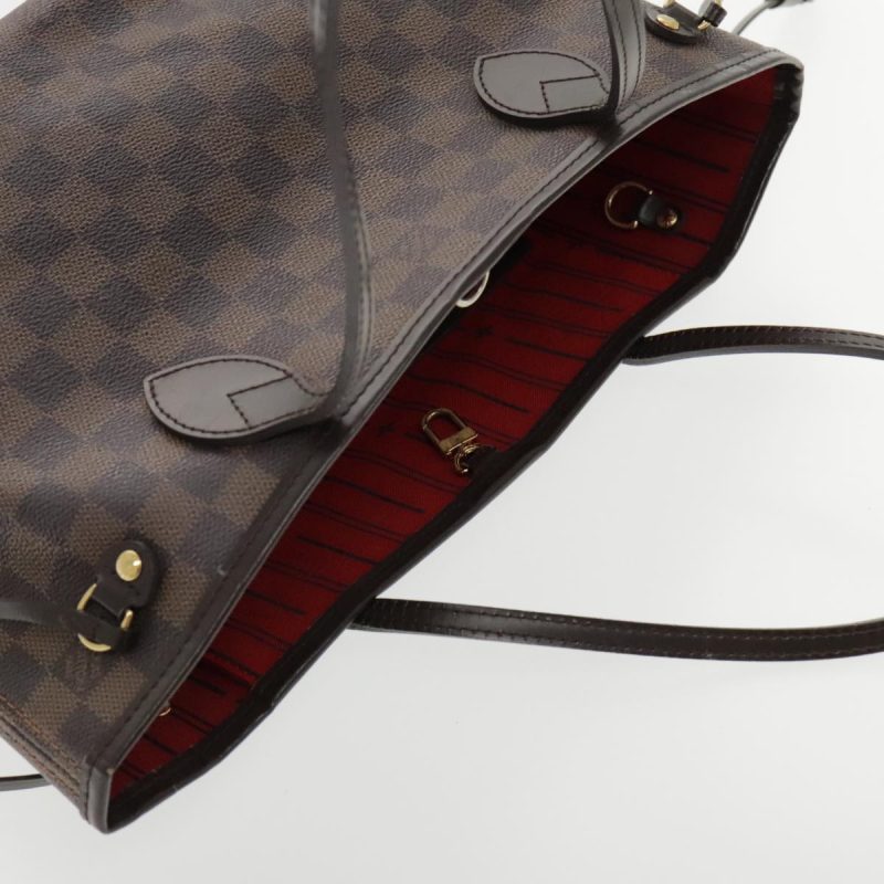 Louis Vuitton Damier Ebene Neverfull PM Tote Bag N51109  yk15644 - Image 6