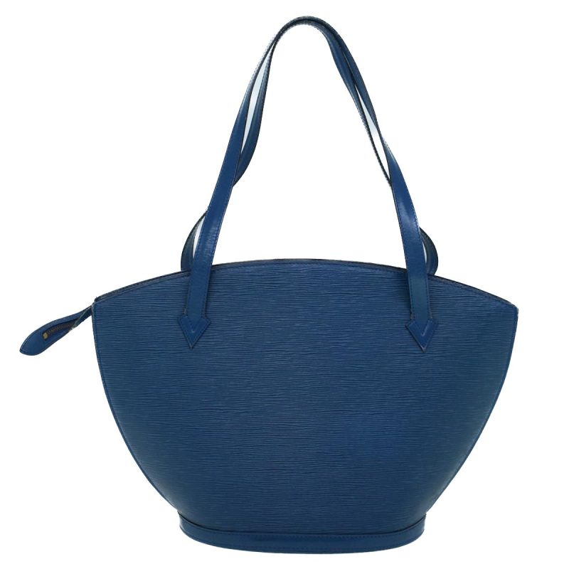 Louis Vuitton Epi Saint Jacques Shopping Shoulder Bag Blue M52275  yk8804 - Image 2