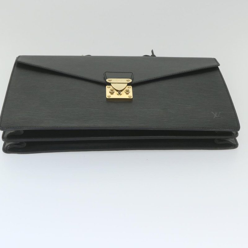 Louis Vuitton Epi Serviette Conseiller Briefcase Black M54422  yk9457 - Image 5